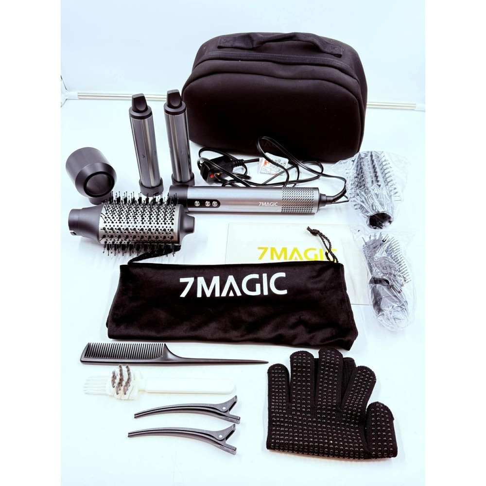 7MAGIC Hair‎ Dryer Brush & 6 in 1 Hair Styler,110,000 RPM High-Speed Hair